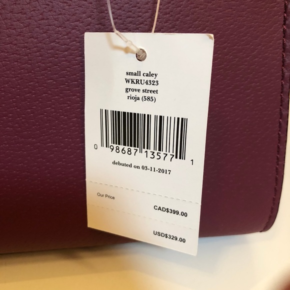 NWT Kate Spade Caley Grove Street leather bag - Picture 6 of 8
